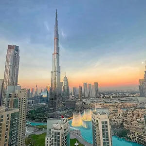 Prestige Living 2br With Full Burj Khalifa And Fountain View By Apartment